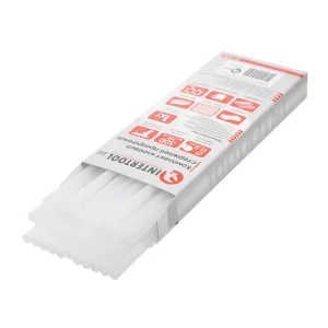 Комплект клейових стрижнів прозорих, 11,2×300 мм, уп. 1 кг INTERTOOL (RT-1025) UA