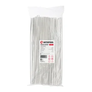 Комплект клейових стрижнів прозорих, 11,2×300 мм, уп. 1 кг INTERTOOL (RT-1026) UA