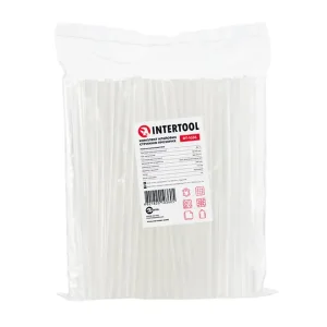 Комплект клейових стрижнів прозорих, 7,4×200 мм, уп. 1 кг INTERTOOL (RT-1036) UA