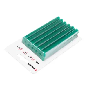 Комплект клейових стрижнів зелених, 11,2×100 мм, 12 шт. INTERTOOL (RT-1056) UA