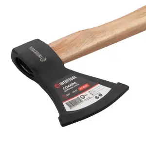 Сокира 800 г, ручка з ясена, 48-57 HRC INTERTOOL (HT-0257) UA