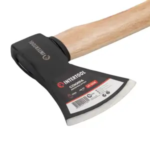 Сокира 1000 г, ручка з ясена, 48-57 HRC INTERTOOL (HT-0258) UA
