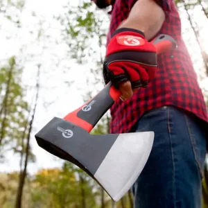 Сокира, 600 г, ручка з фібергласу INTERTOOL (HT-0261) UA