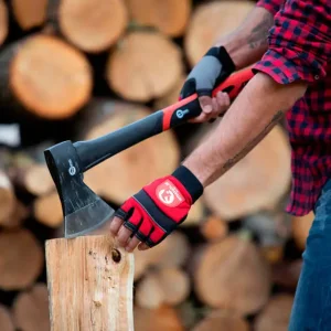 Сокира, 1000 г, ручка з фібергласу INTERTOOL (HT-0263) UA