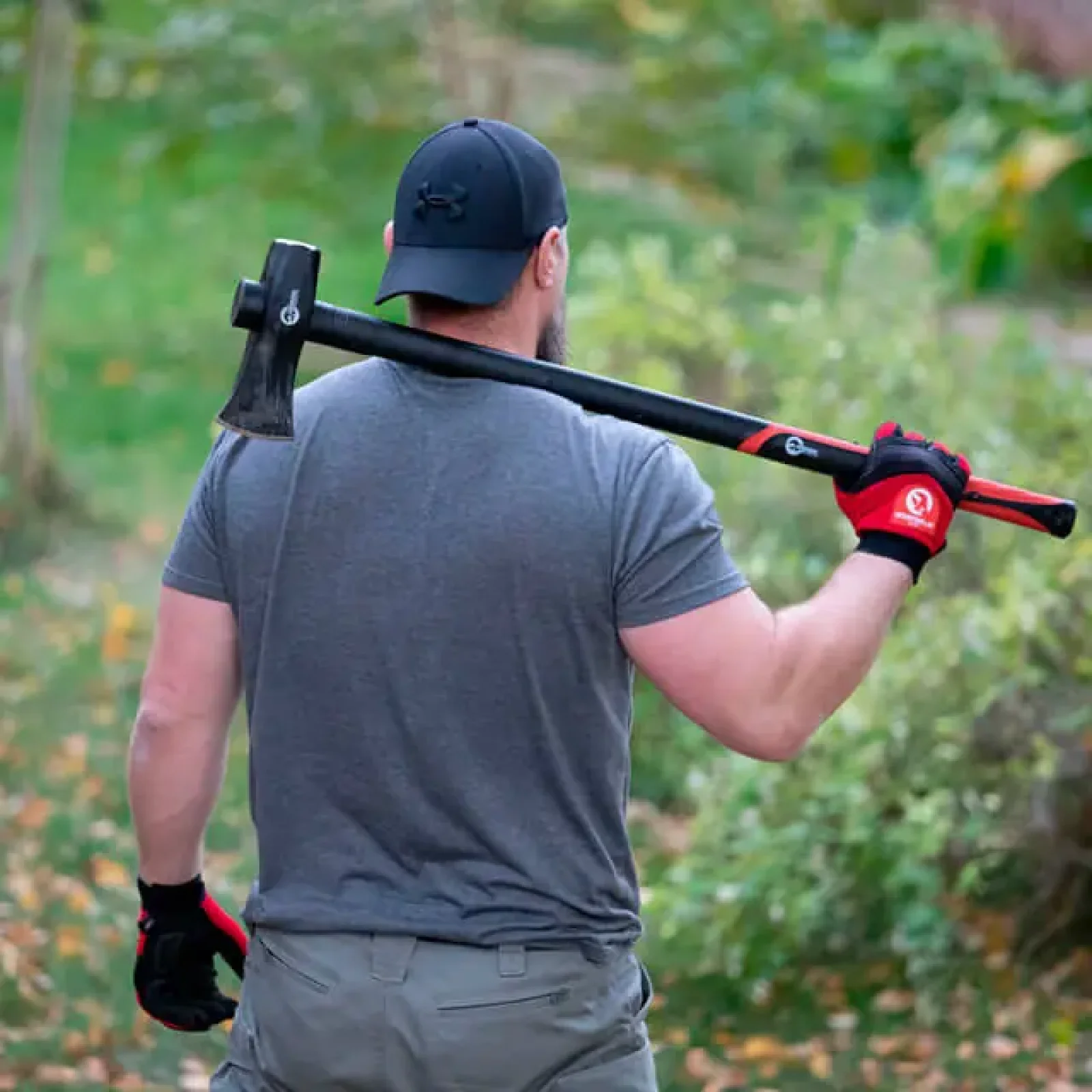 Колун кований, 2500 г, ручка з фібергласу INTERTOOL (HT-0273) UA