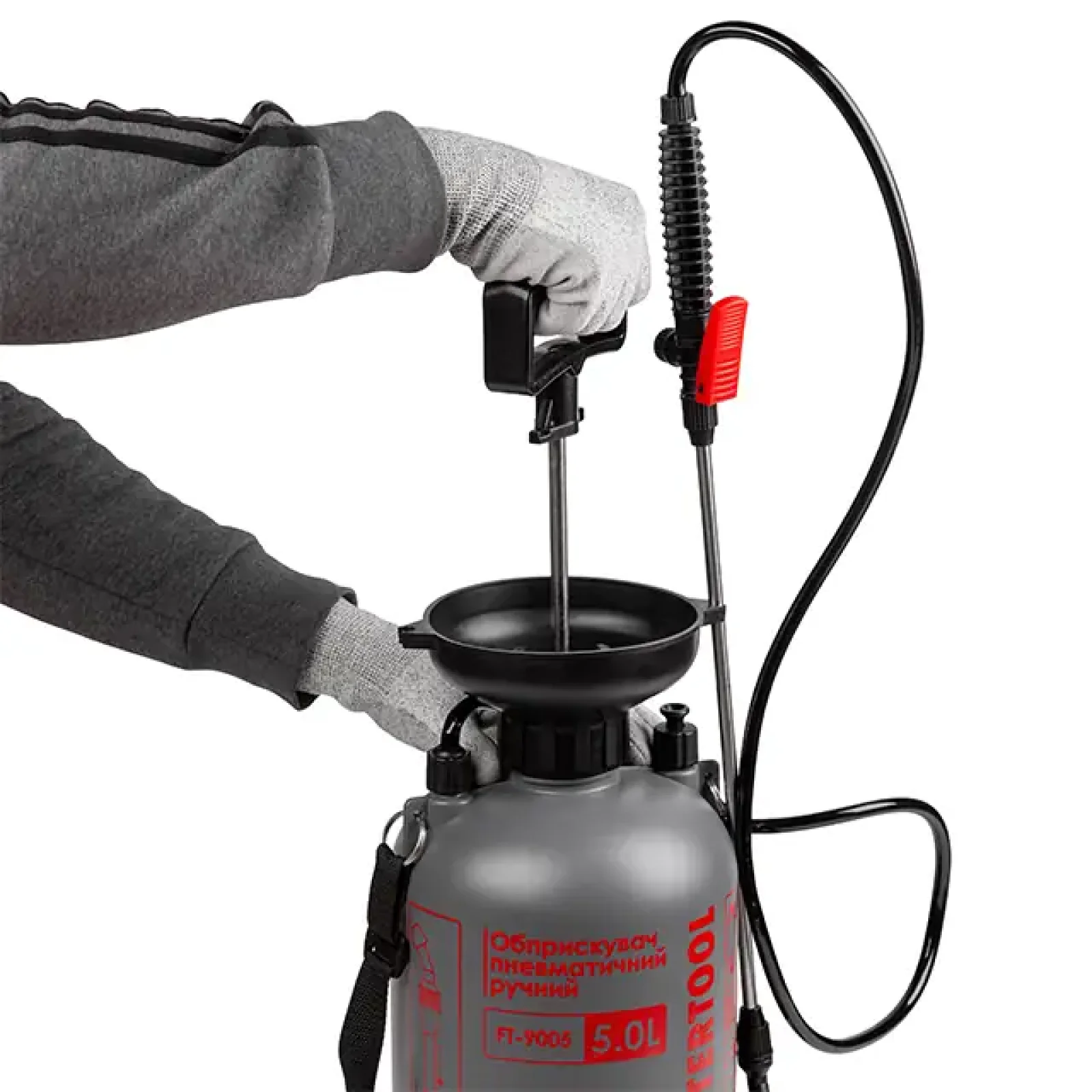 Обприскувач пневматичний ручний, 5 л INTERTOOL (FT-9005) UA