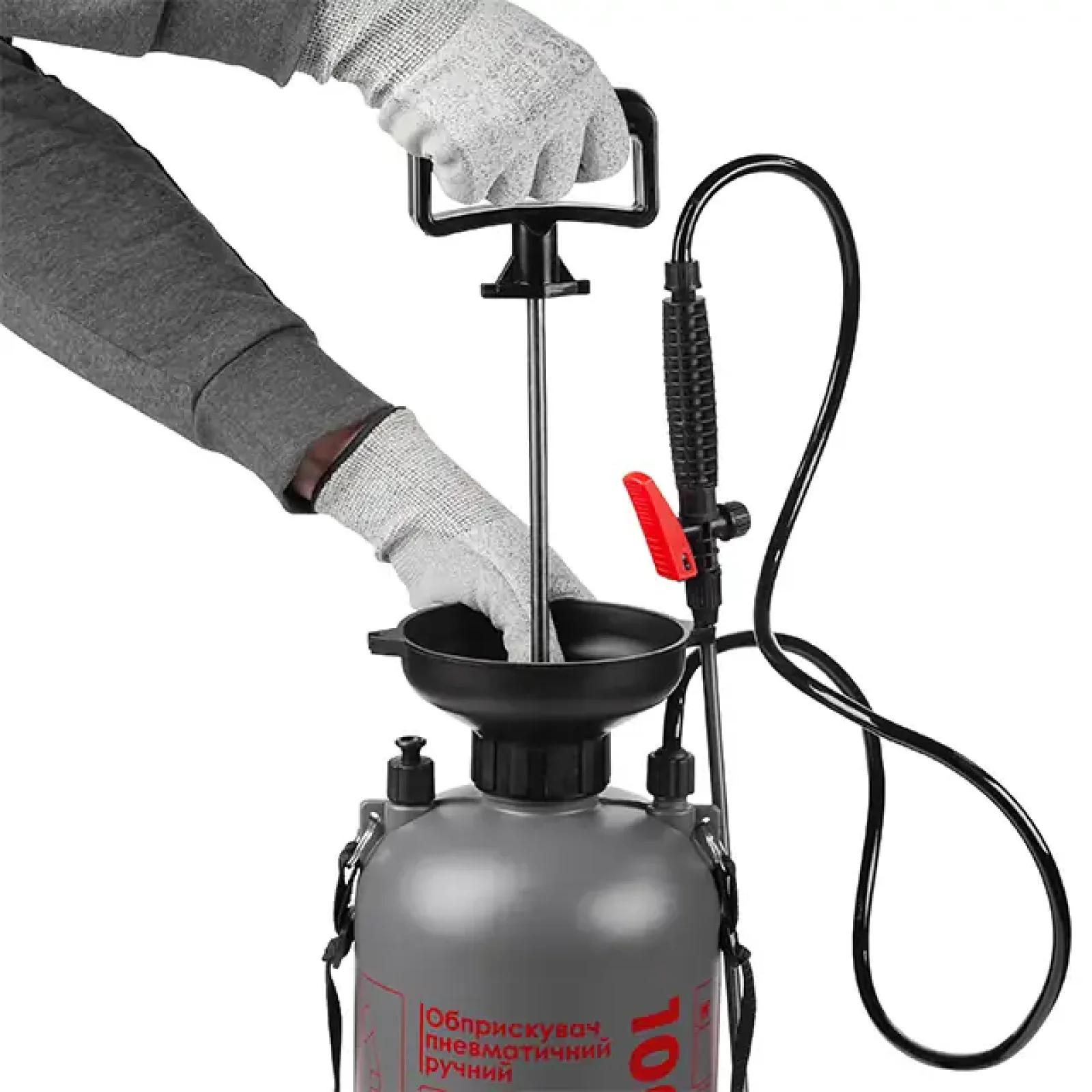 Обприскувач пневматичний ручний, 8 л INTERTOOL (FT-9006) UA