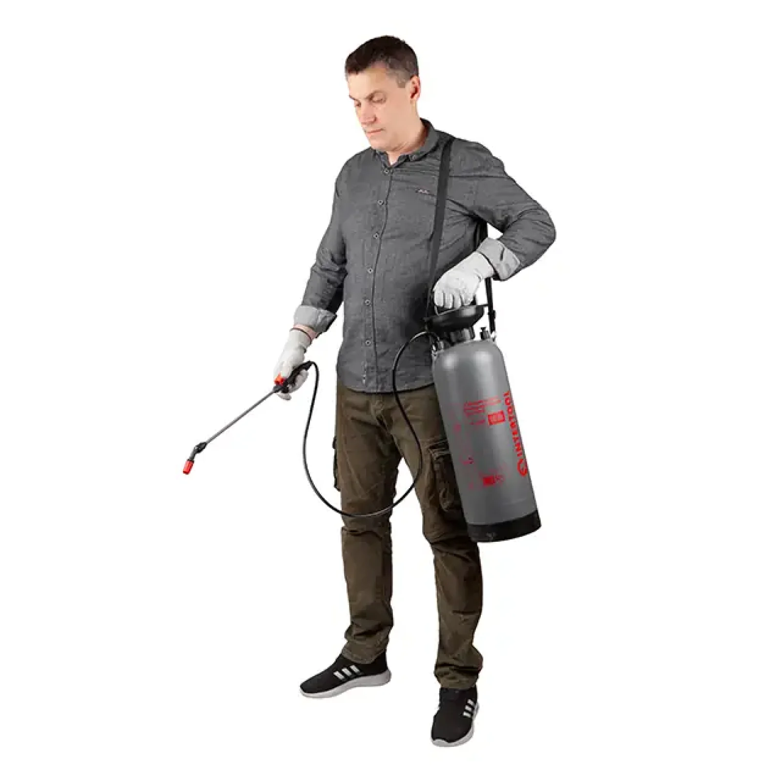 Обприскувач пневматичний ручний, 10 л INTERTOOL (FT-9007) UA