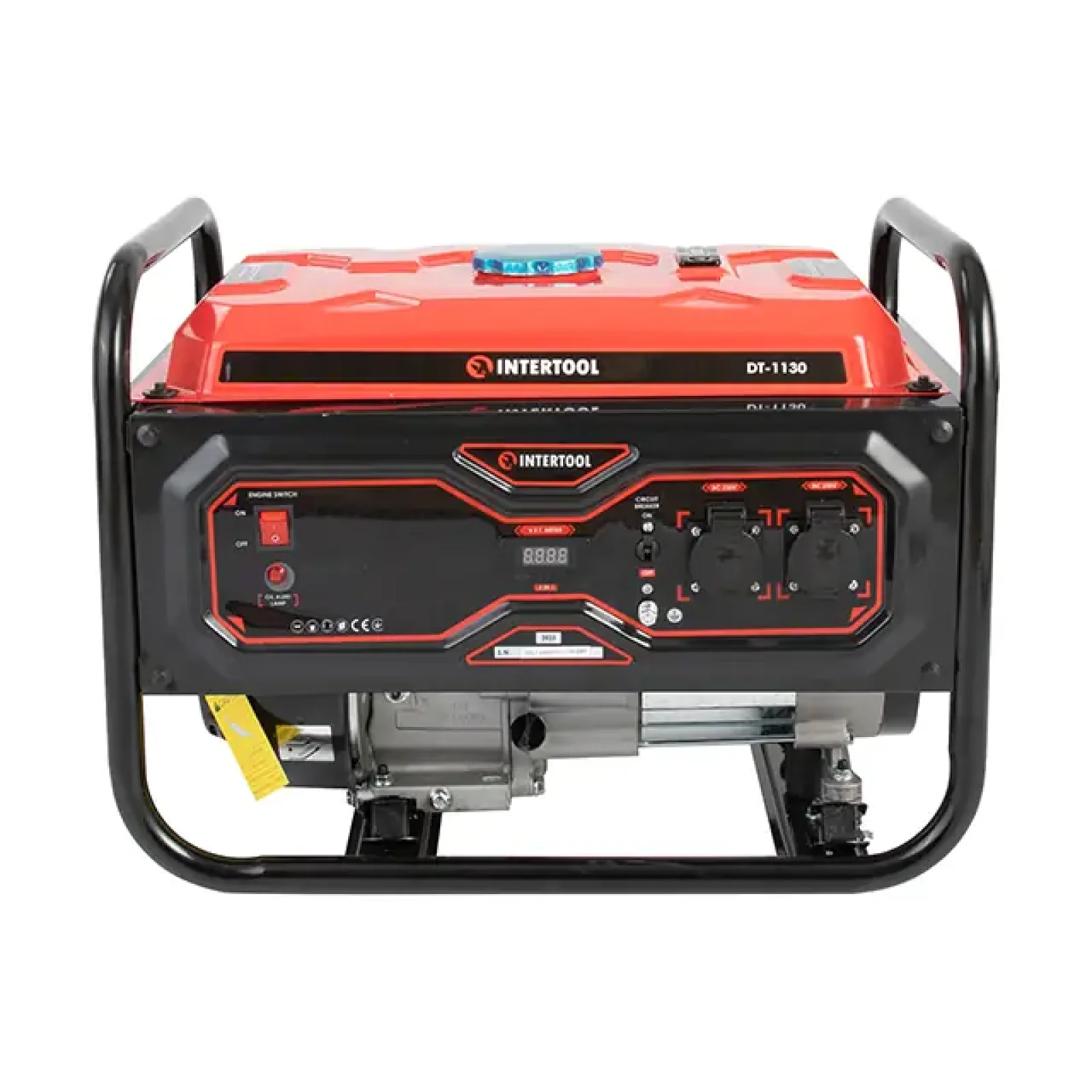 Генератор бензиновий INTERTOOL 2.8/3 кВт, 220 В, 15 л, ручний старт (DT-1130) UA