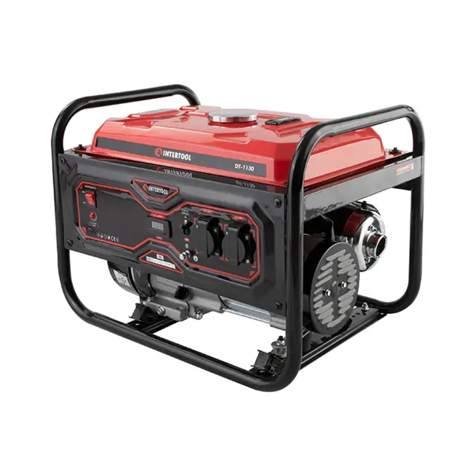 Генератор бензиновий INTERTOOL 2.8/3 кВт, 220 В, 15 л, ручний старт (DT-1130) UA