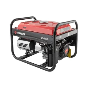 Генератор бензиновий INTERTOOL 2.8/3 кВт, 220 В, 15 л, ручний старт (DT-1130) UA