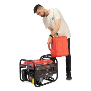 Генератор бензиновий INTERTOOL 2.8/3 кВт, 220 В, 15 л, ручний старт (DT-1130) UA