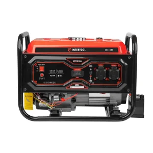 Генератор бензиновий INTERTOOL 2.8/3 кВт, 220 В, 15 л, електро+ручний старт (DT-1131) UA