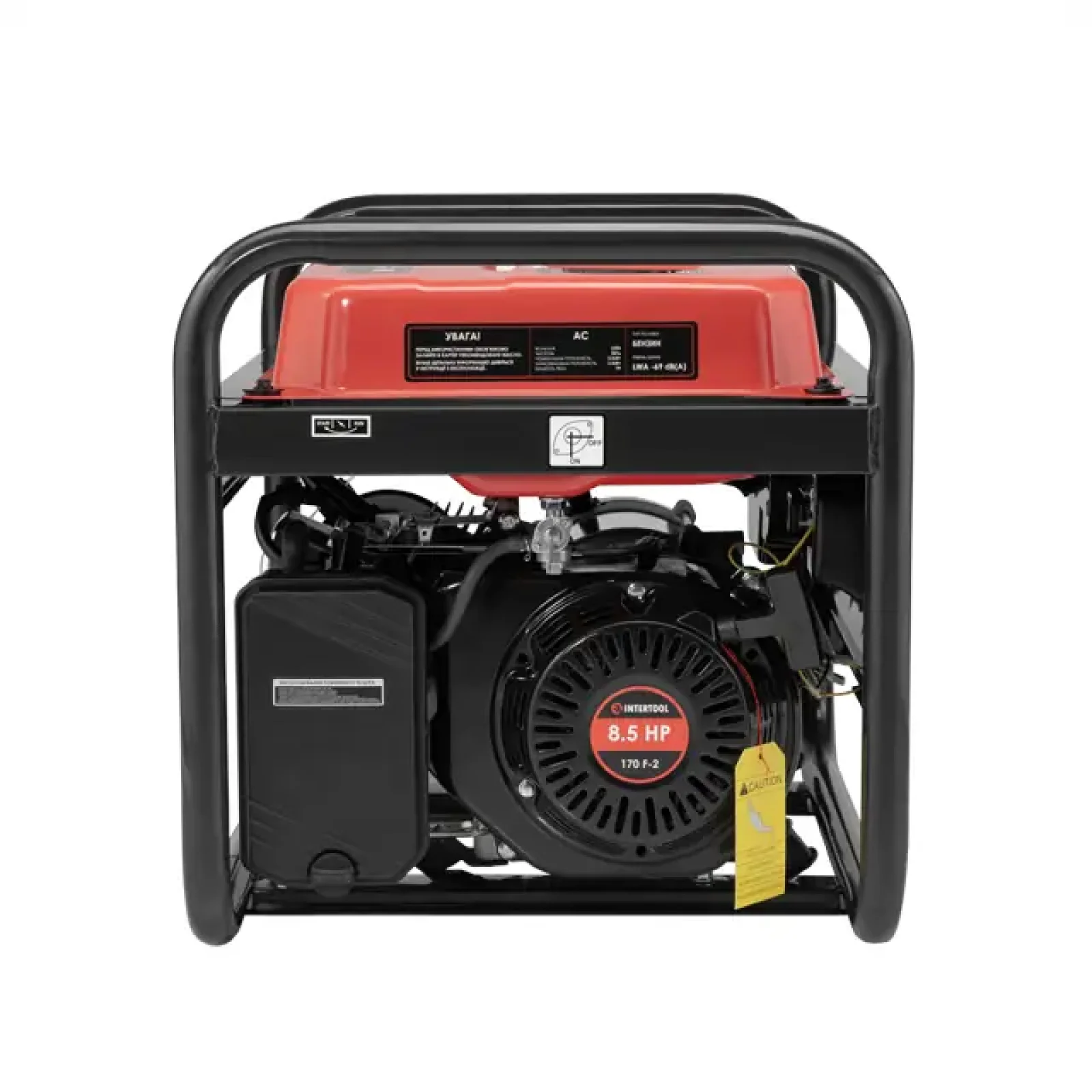 Генератор бензиновий 3,2/3,5 кВт, 230 В, бак 18 л, ручний старт, мідна обмотка, STORM INTERTOOL (DT-1135) UA
