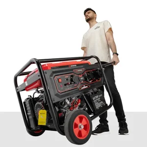 Генератор бензиновий INTERTOOL 5/5.5 кВт, 220 В, 25 л, електро+ручний старт (DT-1156) UA