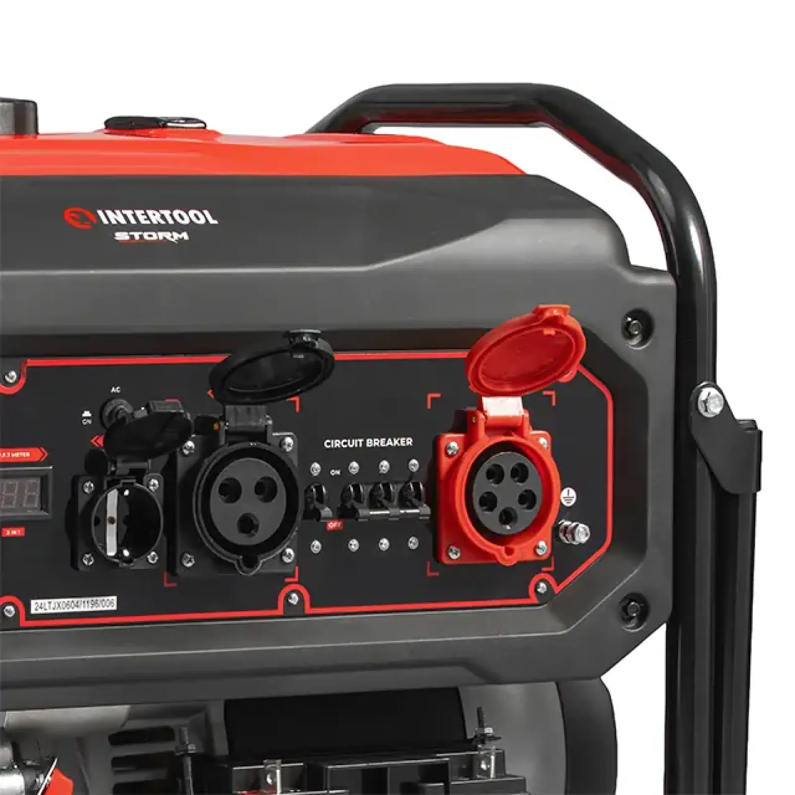 Генератор бензиновий 9/10 кВт, 400/230 В, DUAL POWER, бак 25 л, електро/ручний старт, мідна обмотка, STORM INTERTOOL (DT-1196) UA