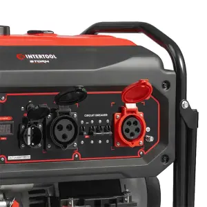 Генератор бензиновий 9/10 кВт, 400/230 В, DUAL POWER, бак 25 л, електро/ручний старт, мідна обмотка, STORM INTERTOOL (DT-1196) UA