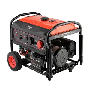 Генератор бензиновий 9/10 кВт, 400/230 В, DUAL POWER, бак 25 л, електро/ручний старт, мідна обмотка, STORM INTERTOOL (DT-1196) UA