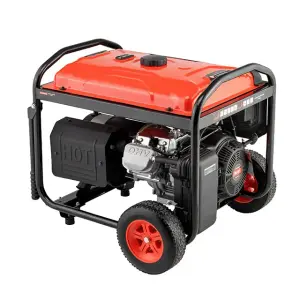 Генератор бензиновий 9/10 кВт, 400/230 В, DUAL POWER, бак 25 л, електро/ручний старт, мідна обмотка, STORM INTERTOOL (DT-1196) UA