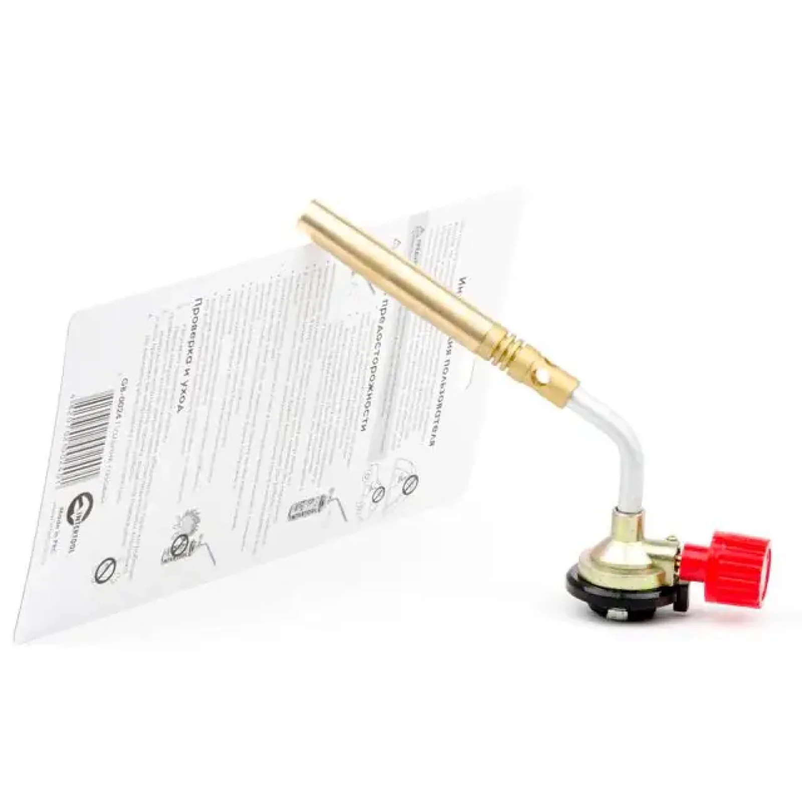 Пальник газовий з регулятором, сопло 10мм. INTERTOOL (GB-0024) UA