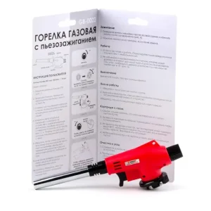 Пальник газовий з п'єзозапалюванням. INTERTOOL (GB-0022) UA