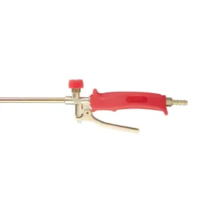 Пальник газовий, з регулятором та клапаном, 715 мм, сопло 125 мм, Ø - 60 мм INTERTOOL (GB-0046) UA