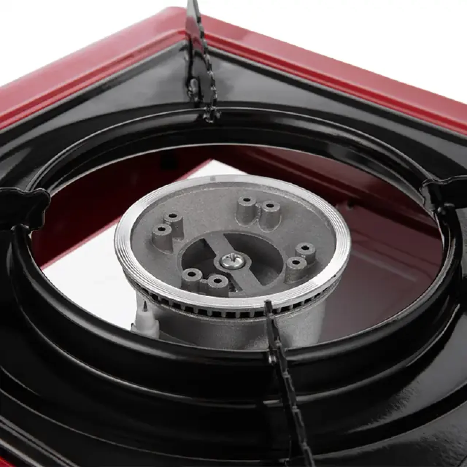 Плитка газова одноконфорочна, п'єзопідпалювання, під газові балони бутан і пропан-бутан INTERTOOL (GS-0001) UA