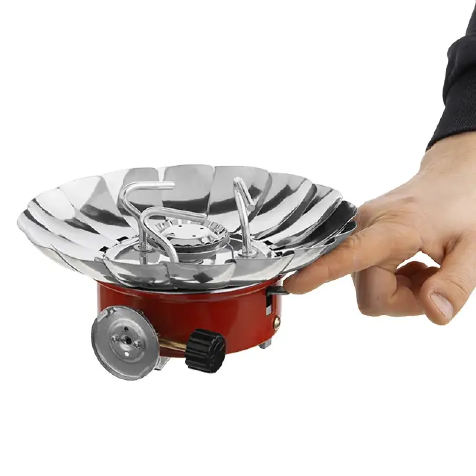 Пальник газовий туристичний з захистом від вітру INTERTOOL (GS-0011) UA