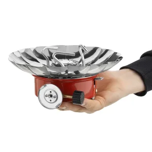 Пальник газовий туристичний з захистом від вітру INTERTOOL (GS-0011) UA