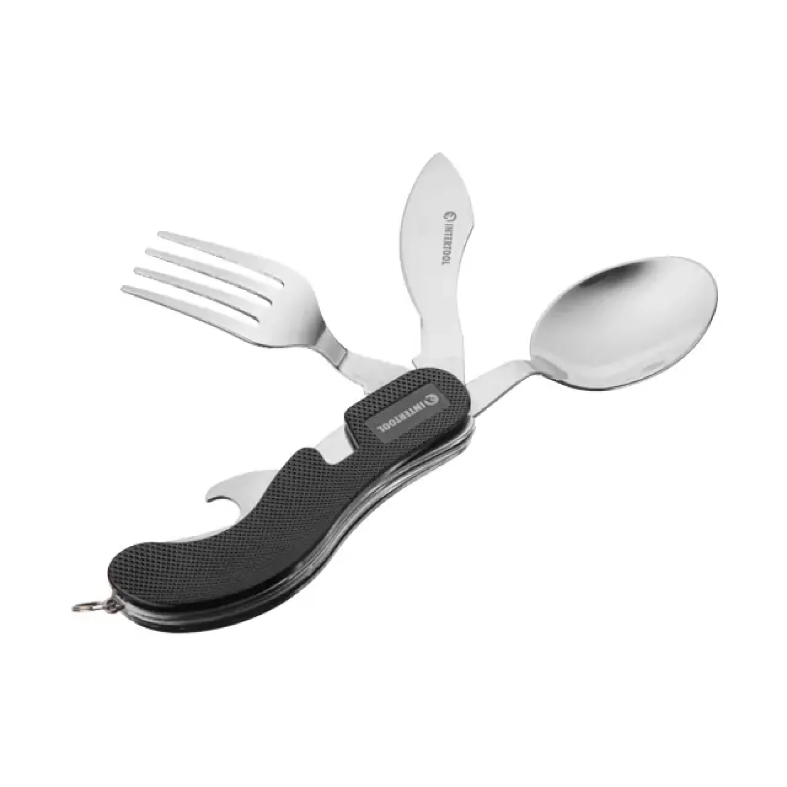 Мультиінструмент туристичний, 5 в 1, чохол INTERTOOL (HT-0543) UA