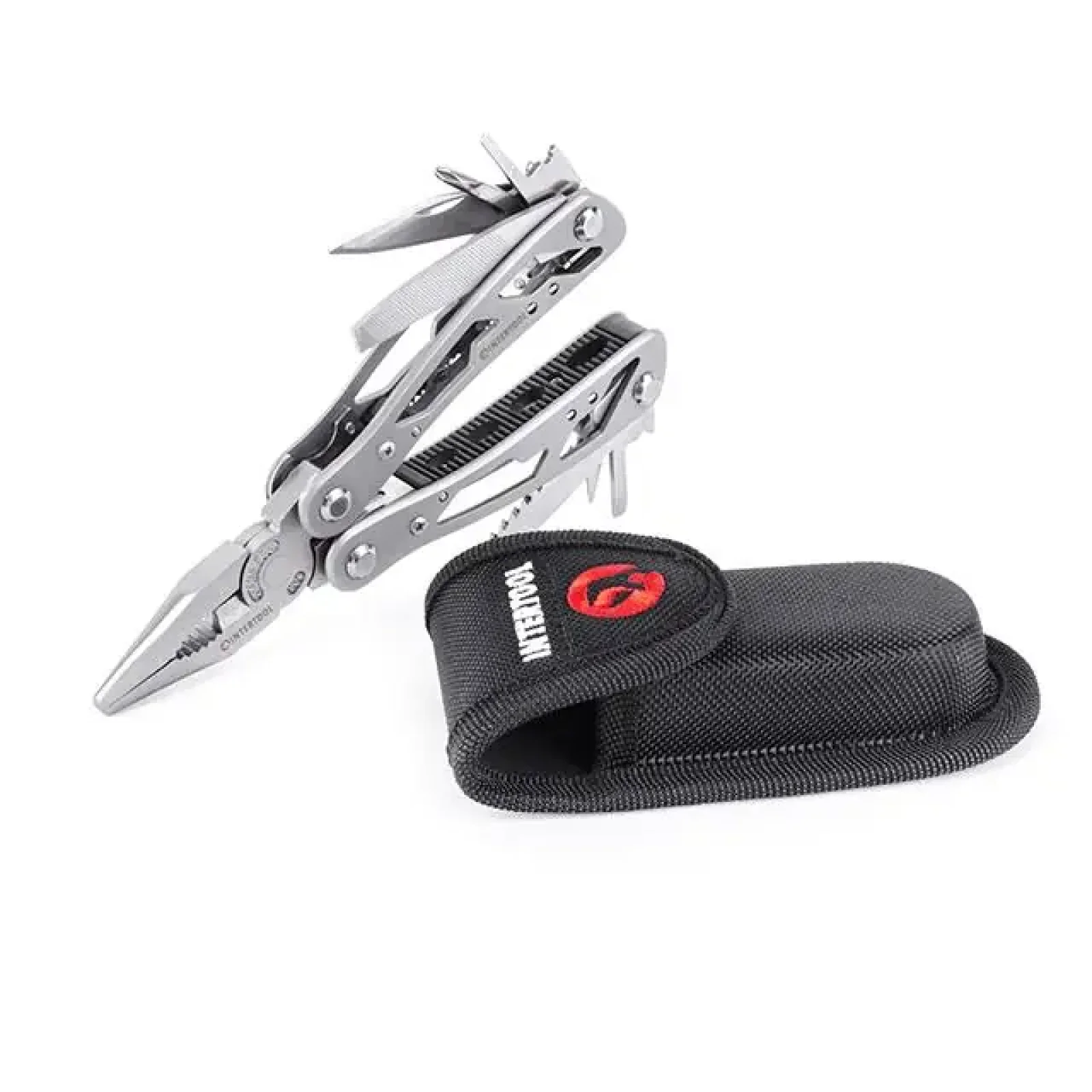 Мультиінструмент, 165 мм, 12 в 1, чохол INTERTOOL (HT-0540) UA