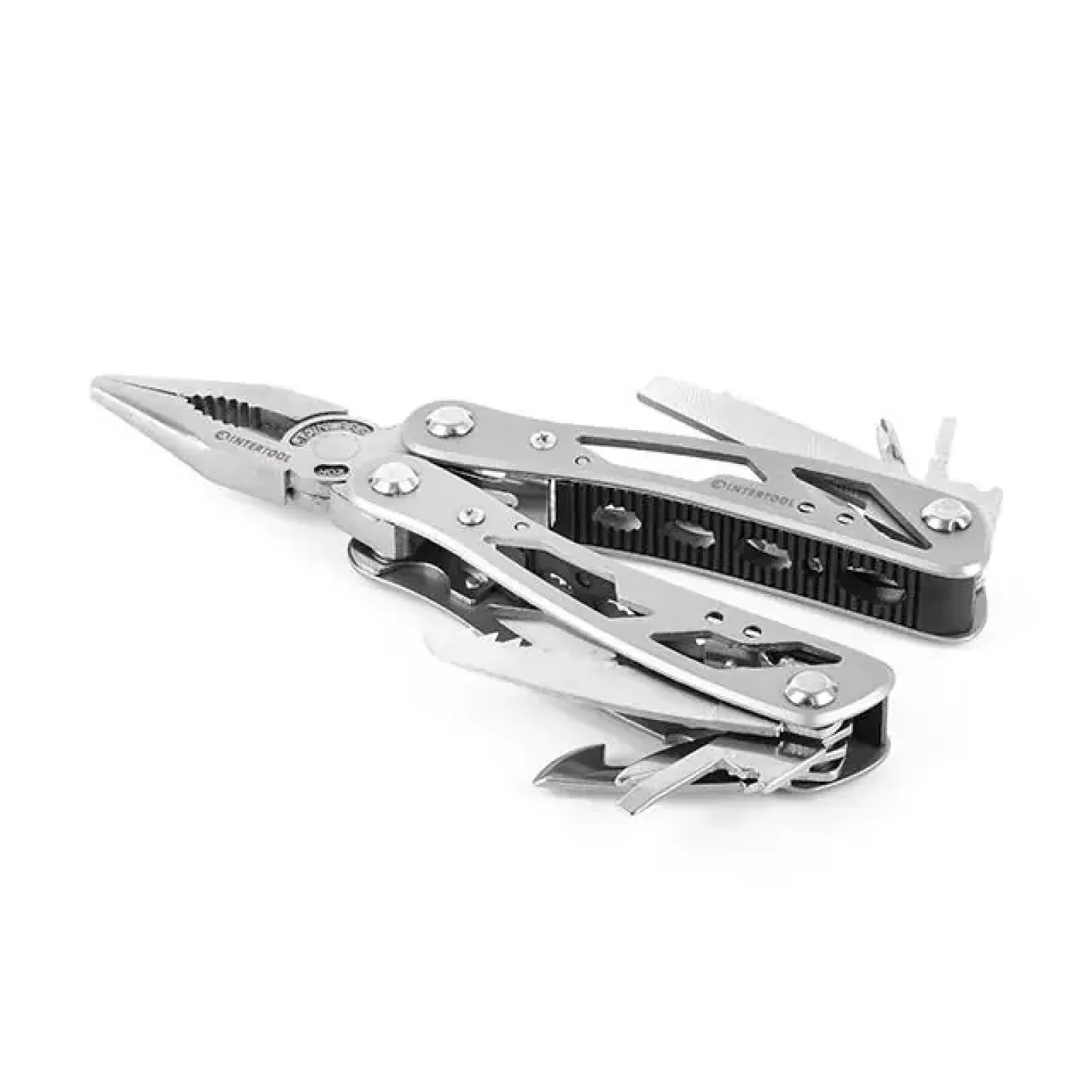 Мультиінструмент, 165 мм, 12 в 1, чохол INTERTOOL (HT-0540) UA