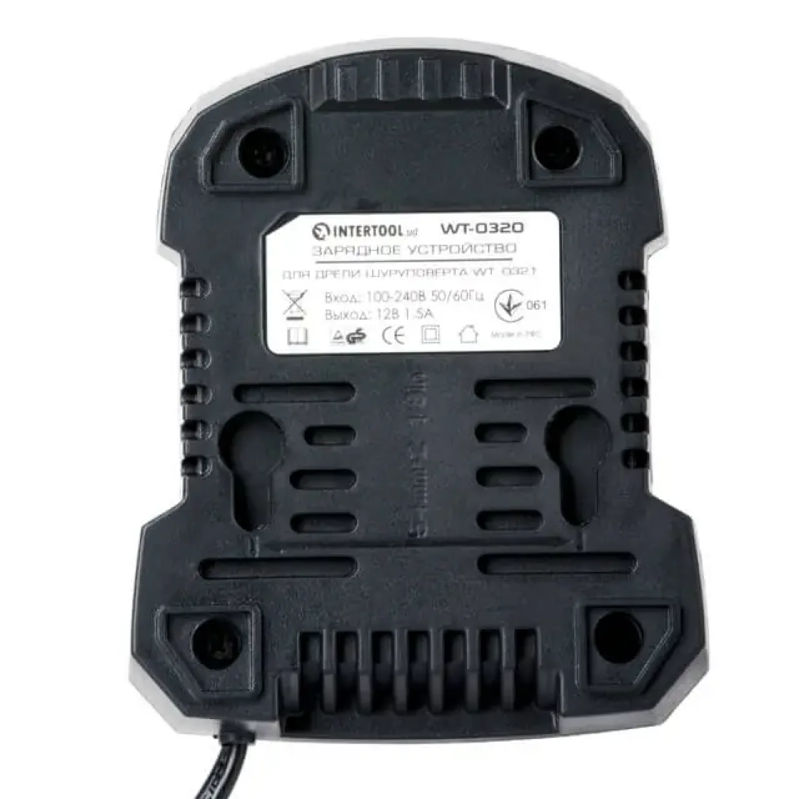 Пристрій зарядний для дриля-шурупокрута Li-Ion 12 В WT-0321 INTERTOOL (WT-0320) UA