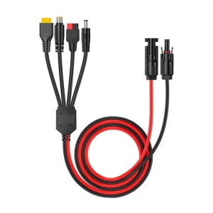 Адаптер для підключення сонячних панелей, кабель 16 Awg, 0,65 м, MC4-Anderson, XT60, DC7909, DC5521 INTERTOOL (AD-0002) UA