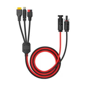 Адаптер для підключення сонячних панелей, кабель 14 Awg, 0,65 м, MC4-Anderson, XT60, DC7909 INTERTOOL (AD-0003) UA