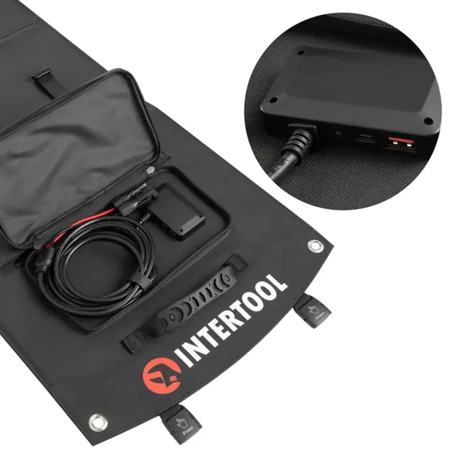 Панель сонячна, 100 Вт INTERTOOL (PS-0003) UA