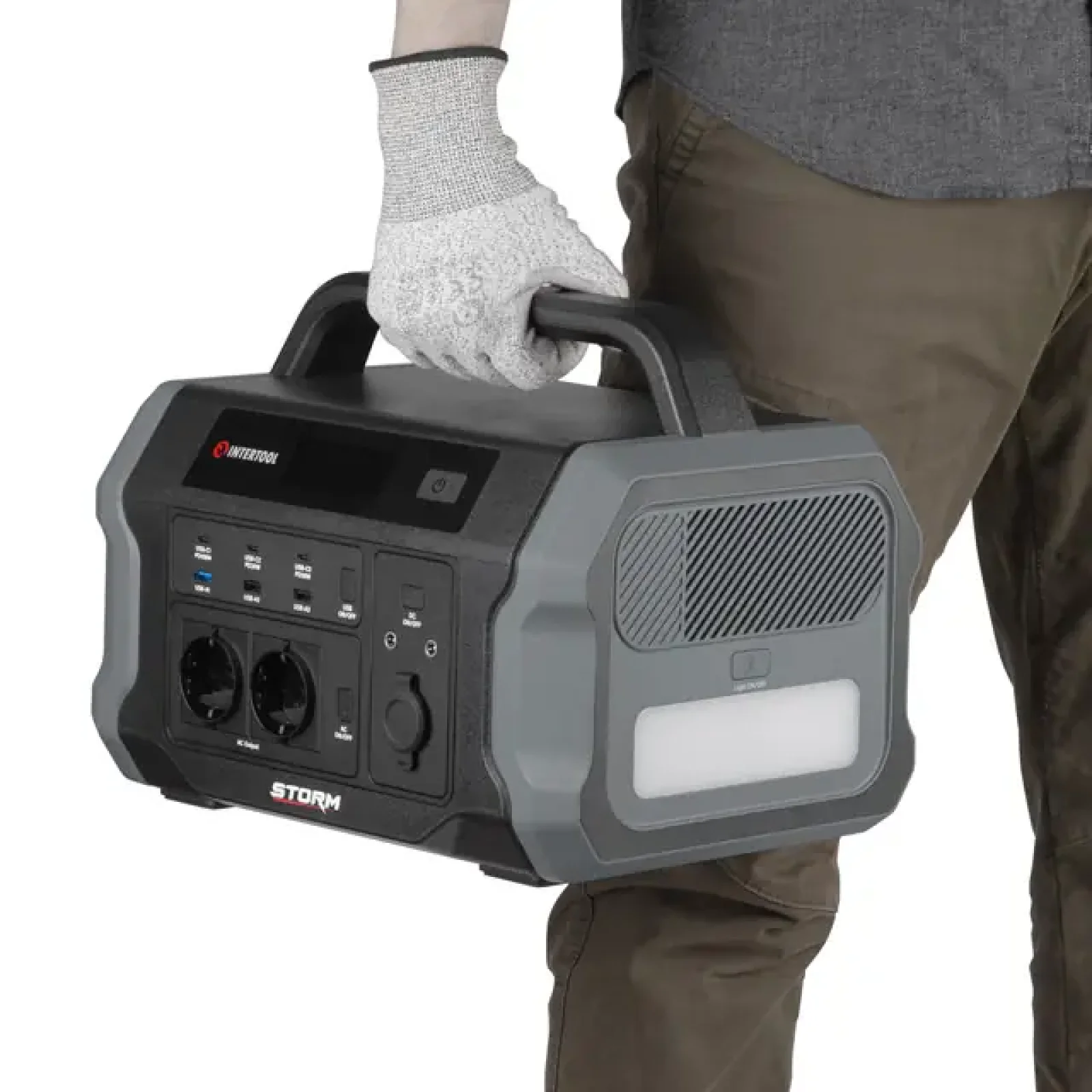 Станція зарядна INTERTOOL 1,2 кВт, 1120 Втг, LiFePO4 (WT-7002) UA