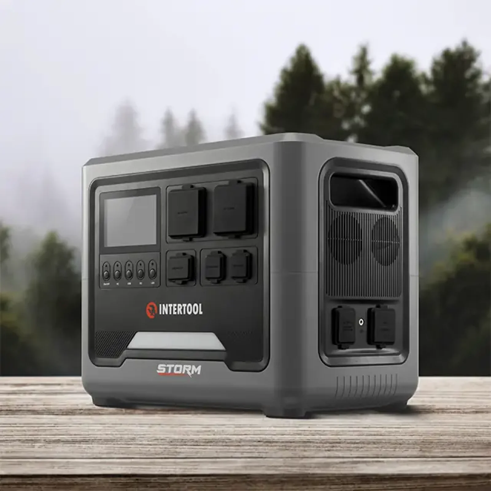 Станція зарядна INTERTOOL 1,8 кВт, 1024 Втг, LiFePO4 (WT-7011) UA