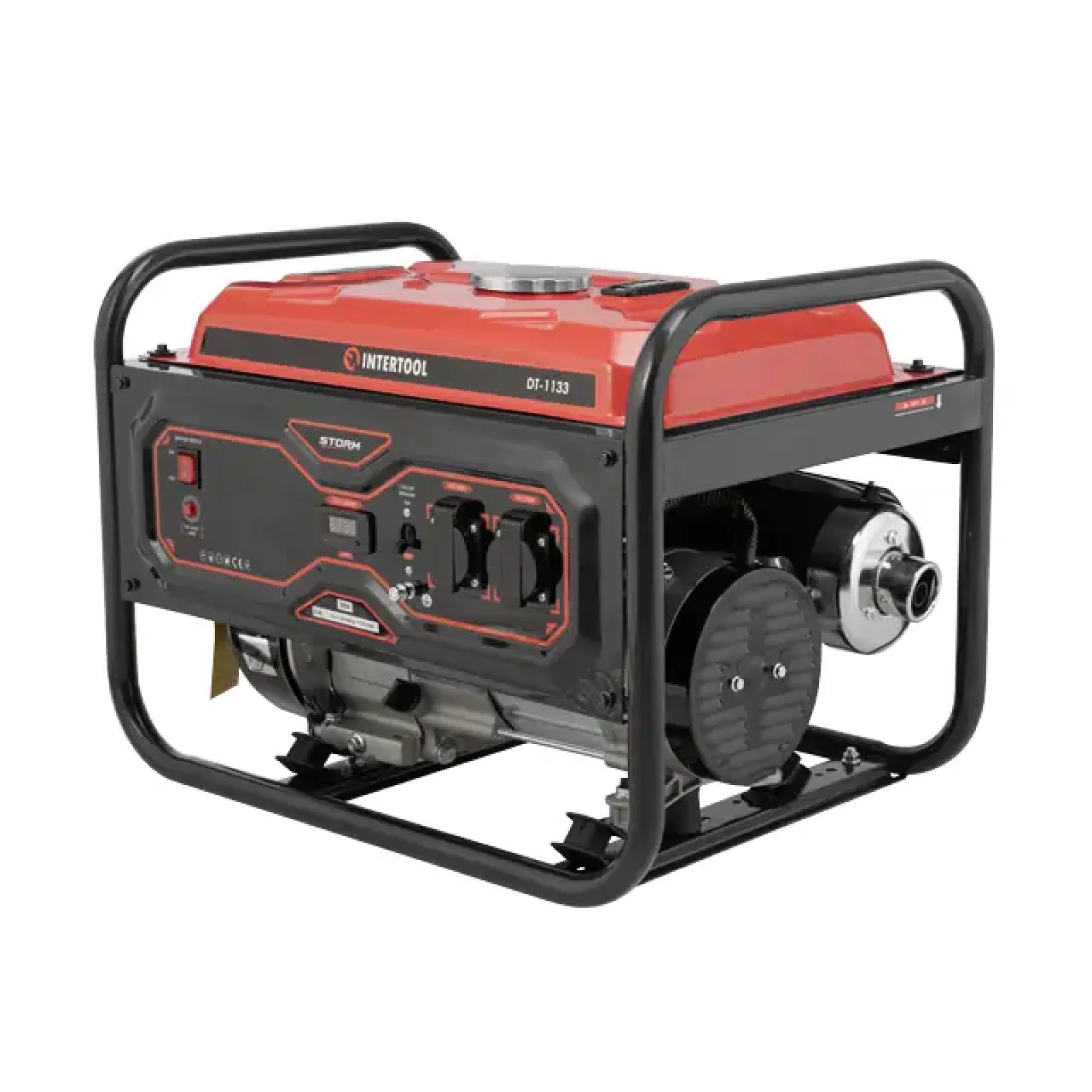 Генератор бензиновий/газовий INTERTOOL 2.8/3 кВт, 220 В, 15 л., ручний старт (DT-1133) UA