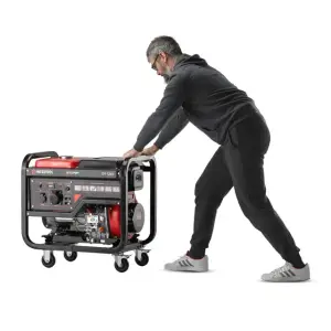 Генератор дизельний 5,0/5,5 кВт, 220 В, 12,5 л, електро/ручний старт, мідна обмотка, STORM INTERTOOL (DT-1250) UA