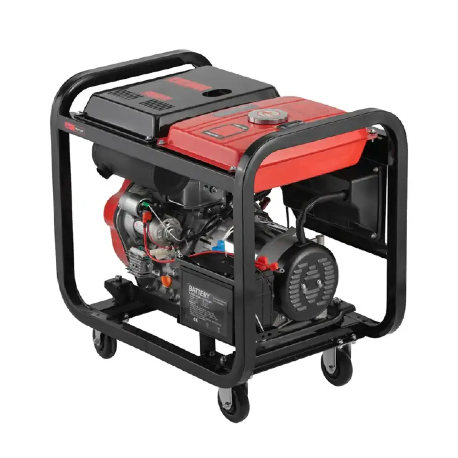 Генератор дизельний 5,0/5,5 кВт, 220 В, 12,5 л, електро/ручний старт, мідна обмотка, STORM INTERTOOL (DT-1250) UA