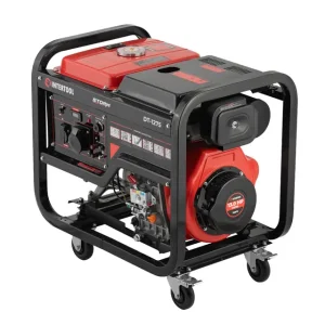 Генератор дизельний 7,0/7,5 кВт, 220 В, 12,5 л, електро/ручний старт, мідна обмотка, STORM INTERTOOL (DT-1275) UA