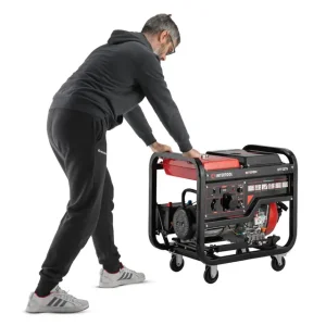 Генератор дизельний 7,0/7,5 кВт, 220 В, 12,5 л, електро/ручний старт, мідна обмотка, STORM INTERTOOL (DT-1275) UA