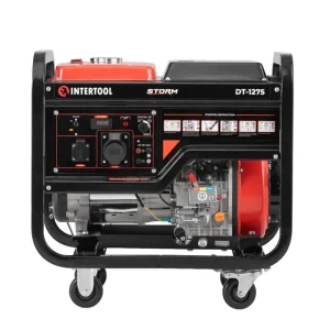 Генератор дизельний 7,0/7,5 кВт, 220 В, 12,5 л, електро/ручний старт, мідна обмотка, STORM INTERTOOL (DT-1275) UA