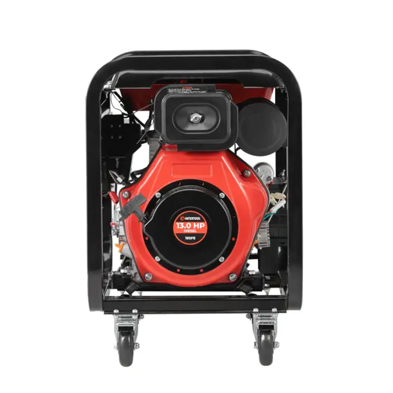 Генератор дизельний 7,0/7,5 кВт, 220 В, 12,5 л, електро/ручний старт, мідна обмотка, STORM INTERTOOL (DT-1275) UA