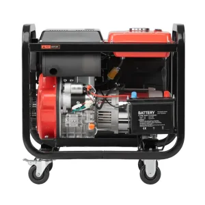 Генератор дизельний 7,0/7,5 кВт, 220 В, 12,5 л, електро/ручний старт, мідна обмотка, STORM INTERTOOL (DT-1275) UA