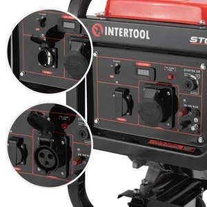 Генератор дизельний 7,0/7,5 кВт, 220 В, 12,5 л, електро/ручний старт, мідна обмотка, STORM INTERTOOL (DT-1275) UA