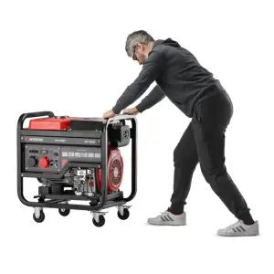 Генератор дизельний 8,0/9,0 кВт, 400/230 В, DUAL POWER, бак 25 л, електро/ручний старт, мідна обмотка, STORM INTERTOOL (DT-1290) UA