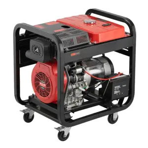 Генератор дизельний 8,0/9,0 кВт, 400/230 В, DUAL POWER, бак 25 л, електро/ручний старт, мідна обмотка, STORM INTERTOOL (DT-1290) UA