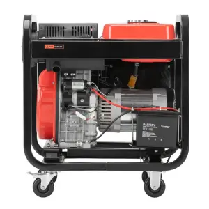 Генератор дизельний 8,0/9,0 кВт, 400/230 В, DUAL POWER, бак 25 л, електро/ручний старт, мідна обмотка, STORM INTERTOOL (DT-1290) UA